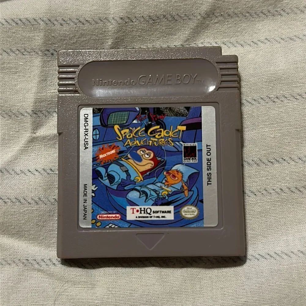 Nintendo Gameboy Ren Stimpy Space Cadet Adventures Game